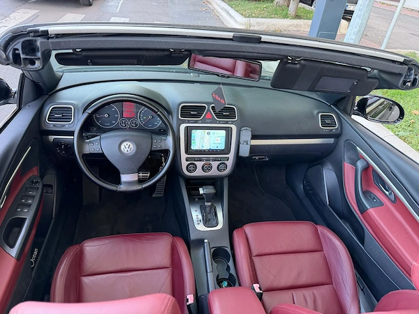 VW Eos CABRIO Sport 140cp cu DSG! integral PIELE, CarPlay, XENON, scaune încălzite, TRAPĂ