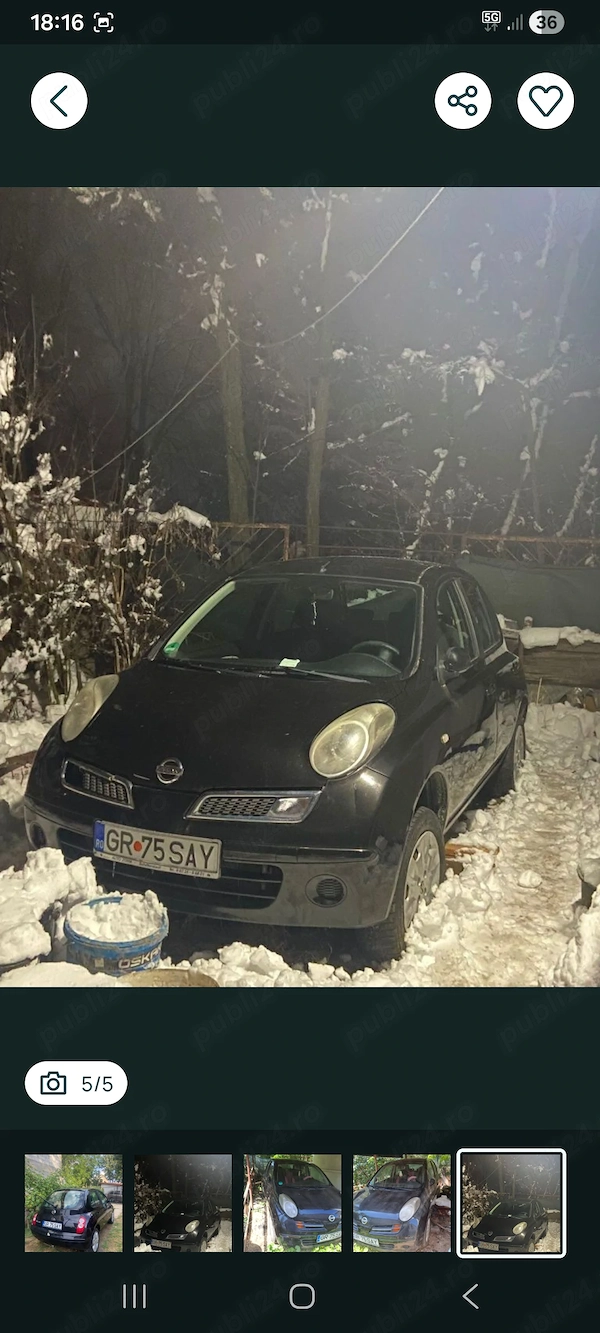 NISSAN Micra 2008 — imagine 4