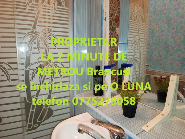Garsoniera la Metrou Brancusi , Drumul Taberei ,Plaza, proprietar — fotografia 3