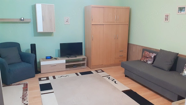 de inchiriat apartament 1 camera 40mp mobilat utilat pentru o tanara nefumatoare fara animale copii — fotografia 1