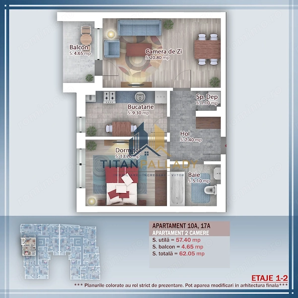 2 Camere FINALIZAT / Premium Boutique/ 62mp / Titan-Pallady / Bloc nou — fotografia 1