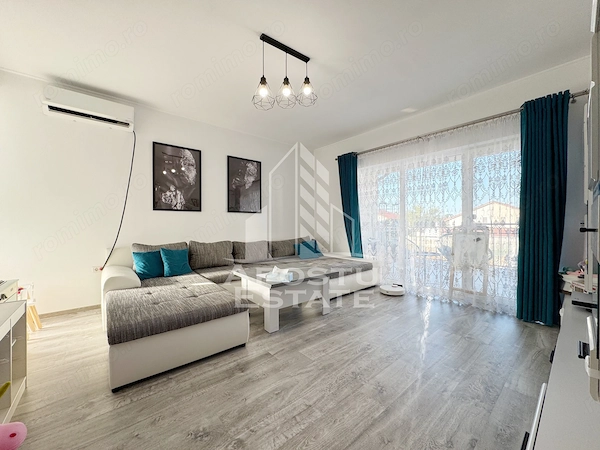 Apartament 2 camere de vanzare, 56mp utili + 12mp terasa, etaj 1,Giroc — fotografia 1