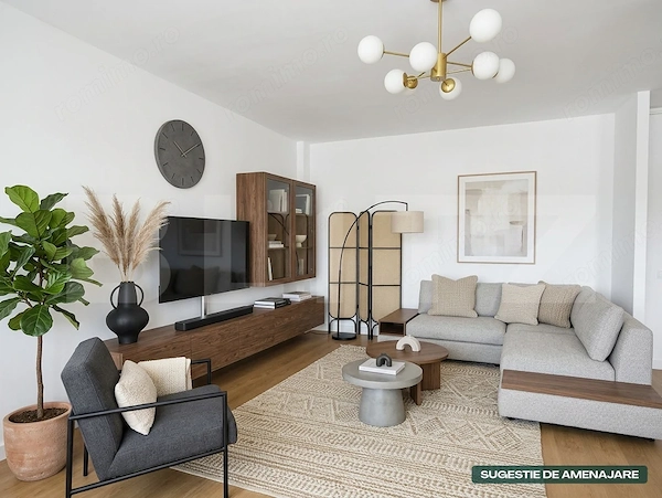 Apartament 2 camere, 59 mp, Racadau — fotografia 1