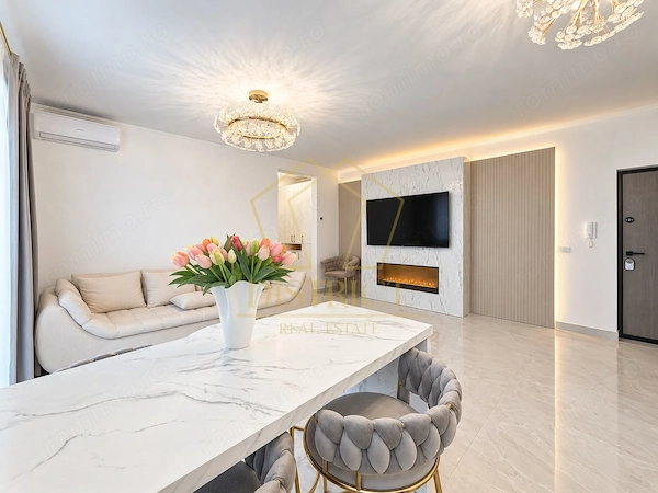 Apartament cu 2 camere mobilat de Lux | Etaj intermediar | in Giroc la asfalt — fotografia 3