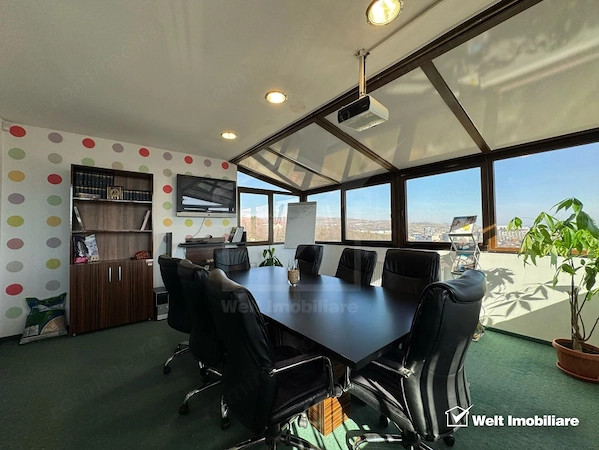 Apartament 4 camere, ultrafinisat, mobilat pentru birou, panorama unica ! — fotografia 3
