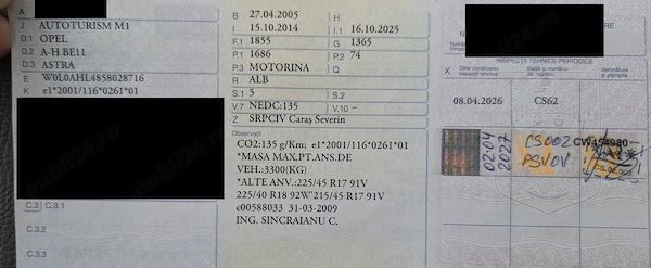 OPEL Astra 2005 — imagine 5