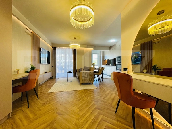 Apartament le cheie, incalzire in pardoseala, lift, 2 bai, 2 terase, parcare — fotografia 3