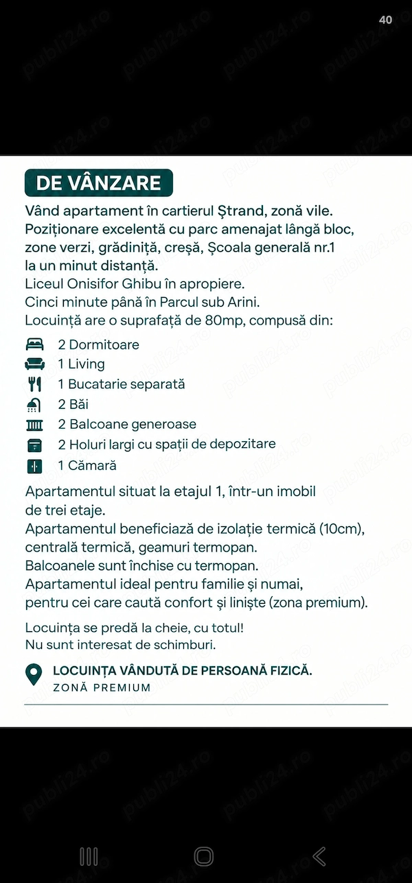 Vând Apartament în Sibiu — fotografia 2