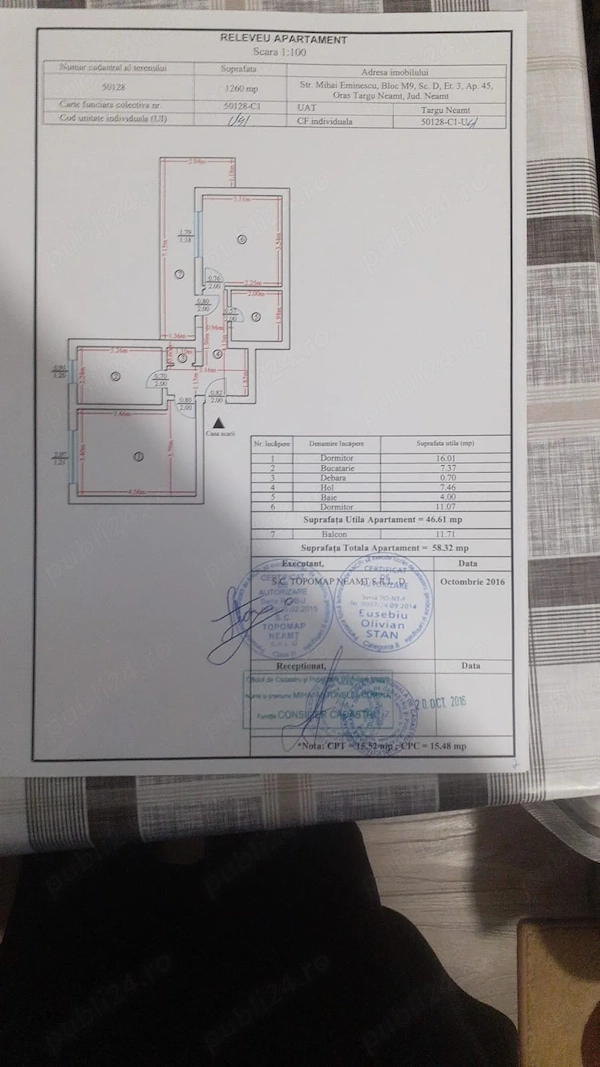 Vand apartament in Tg Neamt — fotografia 1