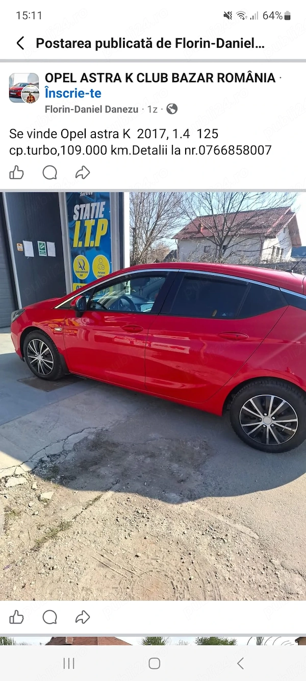 OPEL Astra 2017 — imagine 3