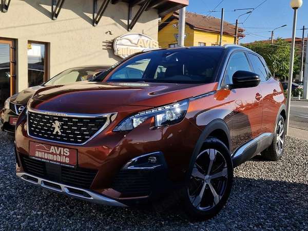 Peugeot 3008 1.6 THP 165 CP 2018 Automat,GT-line,Led,Piele,Navi,I-Cockpit 3D,Touch,Camera,Jante 18".