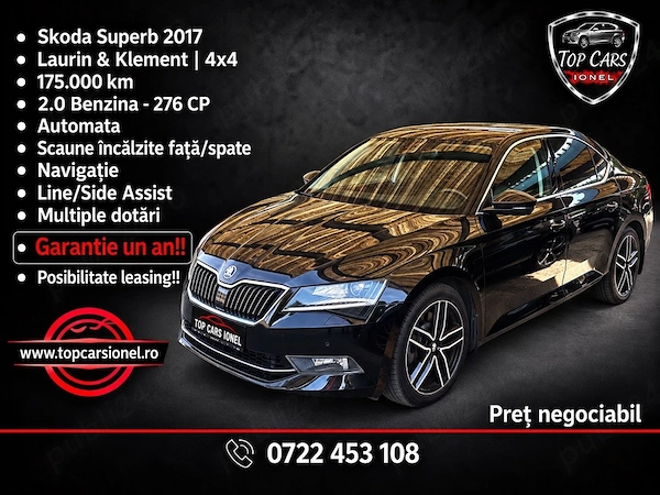 Skoda Superb 4x4 Benzina Automata