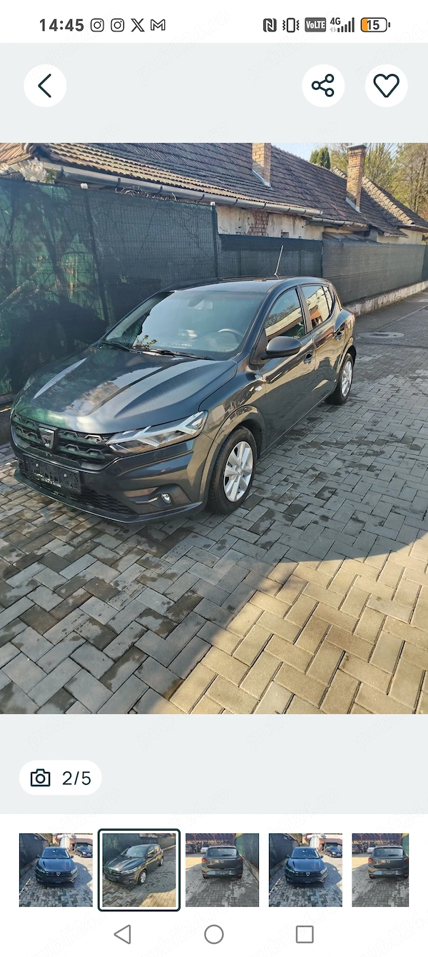 DACIA Sandero 2021 — imagine 5