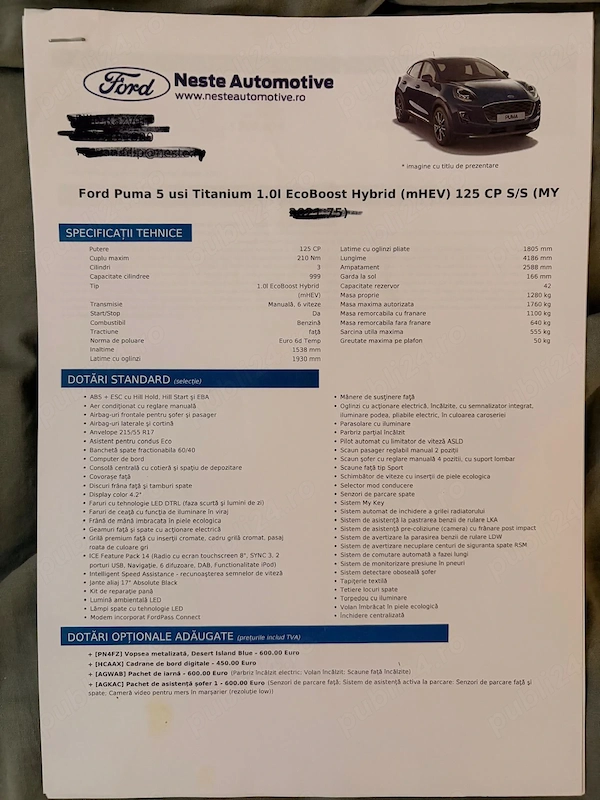 FORD Puma 2022 — imagine 9