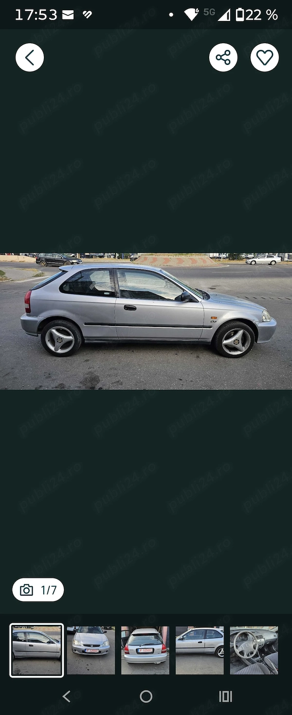 HONDA Civic 2001 — imagine 3
