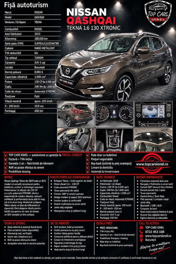 NISSAN Qashqai 2019 — imagine 19