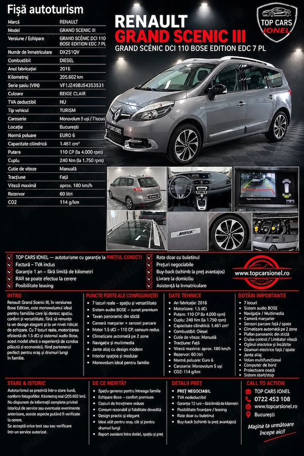RENAULT Grand Scenic 2016 — imagine 20
