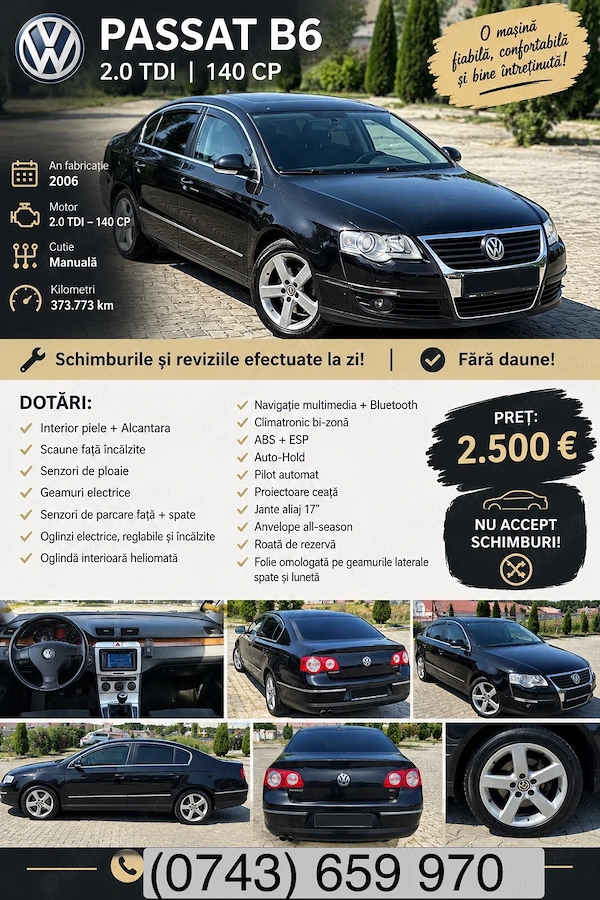 VOLKSWAGEN Passat 2006 — imagine 5
