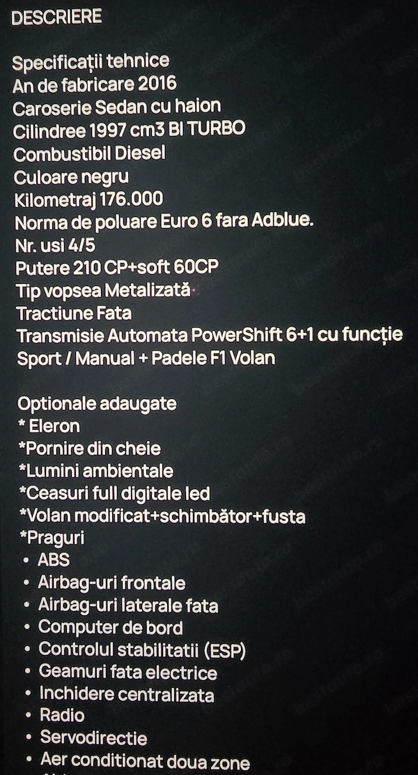 FORD Mondeo 2016 — imagine 8