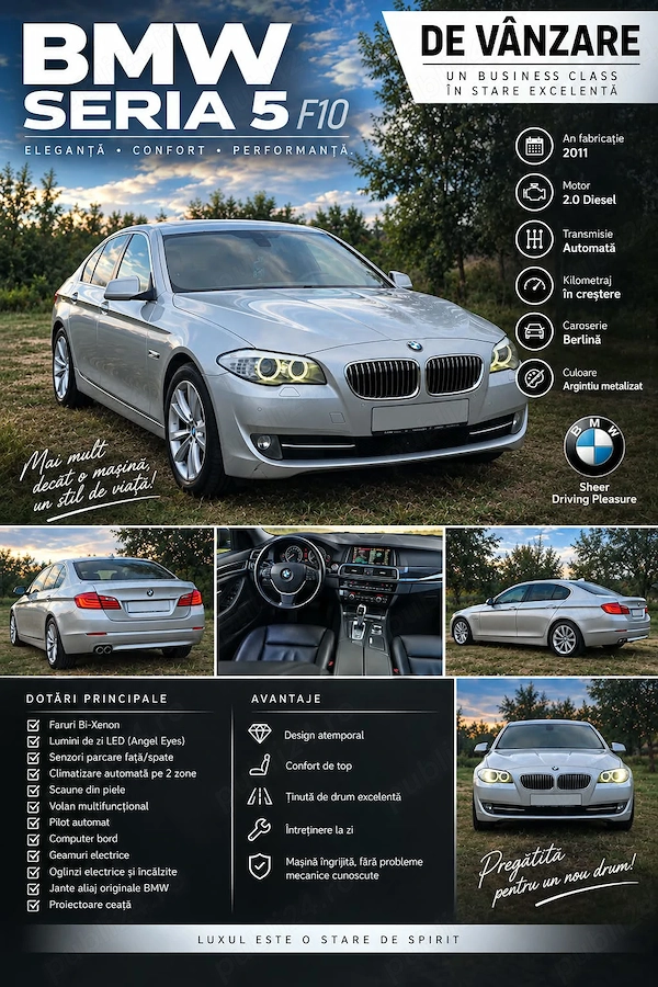 BMW 5 Series 2011 — imagine 8