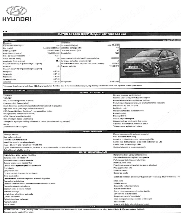 HYUNDAI Bayon 2022 — imagine 2