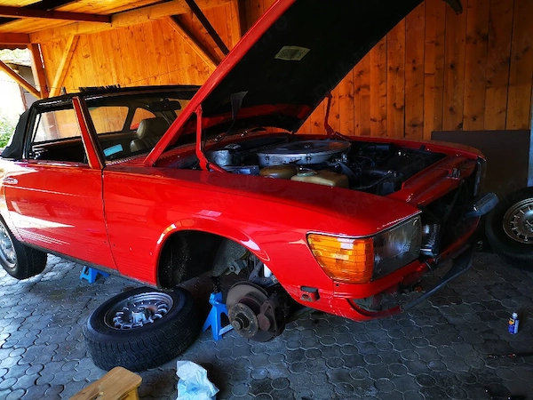MERCEDES-BENZ SL 1984 — imagine 5