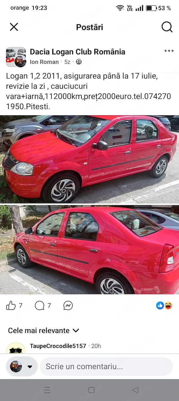 DACIA 1100 2011 — imagine 1