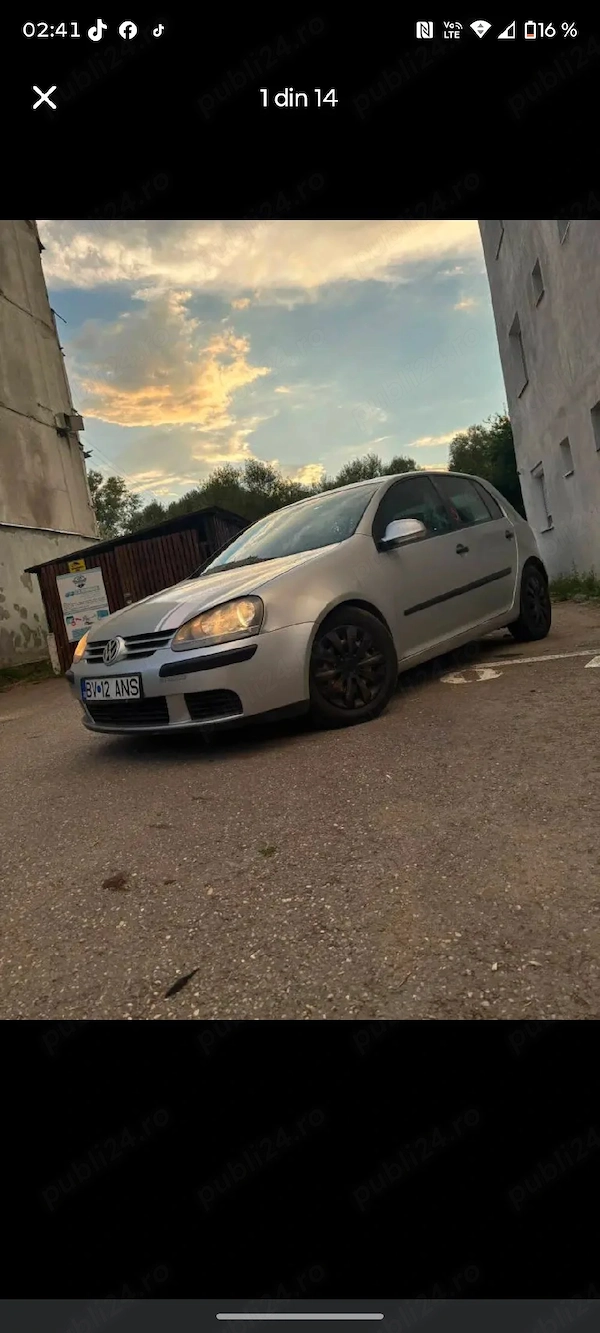 Volkswagen Golf 2004 benzină, 1.800 € — imagine 2