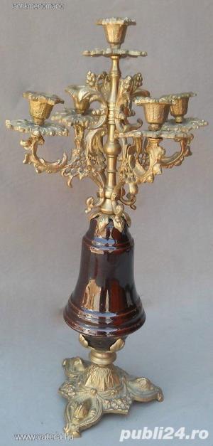 Sfesnic masiv bronz antik