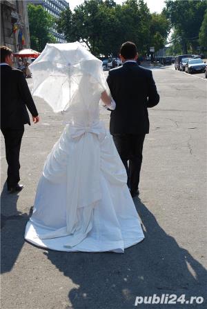 Rochie mireasa model unicat - imagine 4