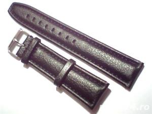 curea ceas piele neagra, maro si alba, Matteo Ferari, Ufo, toate marimile.