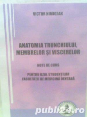 Anatomia trunchiului,  membrelor  i viscerelor - note de curs -Victor Nimigean