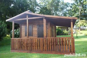 Casute din lemn cu terasa, Casuta lemn Gabriela rexal.ro - imagine 2