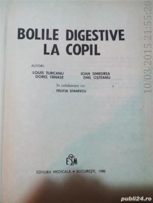 Bolile digestive la copil , Louis Turcanu, I.Simedrea ,D.Tanase,1988 - imagine 2