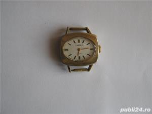 Ceas Chaika mecanic de dama, 17 rubine, placat aur