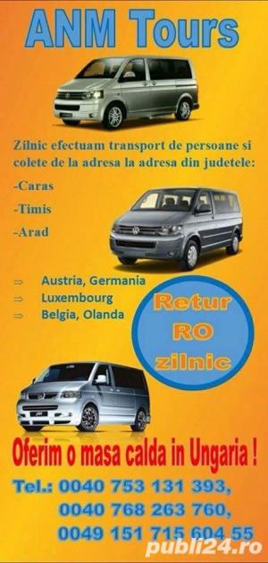 Zilnic !!! Oferim o masa calda in Ungaria... Transport de persoane International  la adresa - imagine 3