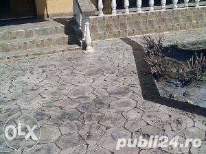 Beton elicopterizat,amprentat ,finisat,sape elicopterizate,trotuare,curti,garaje,hale - imagine 6