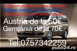 Transport persoane pe ruta Romania Austria si Germania