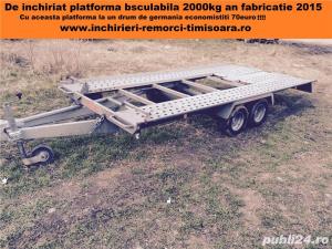 Inchirieri remorci si platforme auto noi pret de la 75 ron/zi la 250ron/zi n - imagine 8