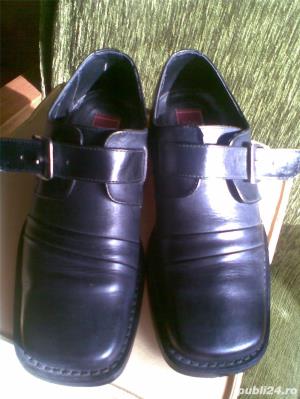 pantofi piele Denis - imagine 2
