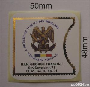 Eticheta de autentificare, sigilare si personalizare