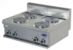 Masina de gatit de banc cu 4 plite - linia 700s - clr.42.er721s