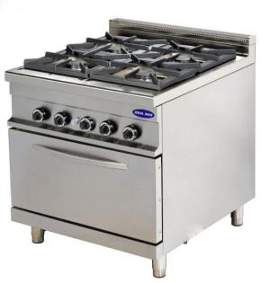 Masina de gatit cu 4 arzatoare si cuptor - linia 900 - clr.50.gr922