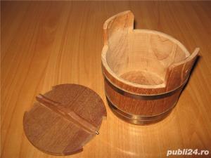 Cada, putina miniatura veche, piesa decor vintage