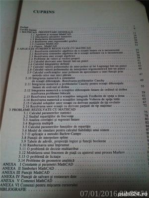 MATHCAD Prezentare si probleme rezolvate , 1994 - imagine 3