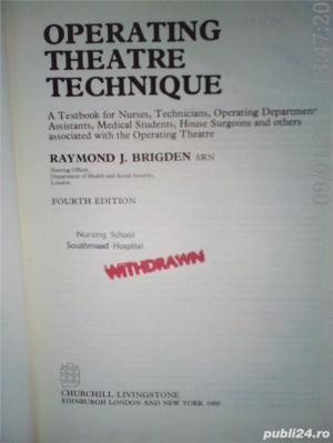 Operating theatre technique R.J. Brigden , SRN , 1980 - imagine 2