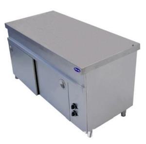 Masa lucru inox cu dulap incalzit