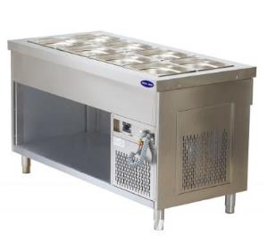 Salad bar cu spatiu depozitare 4*gn 1/1 - clr.83.bts714