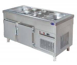 Salad bar cu dulap rece 4*gn 1/1 - clr.87.btsr714