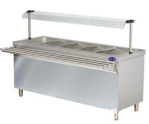 Bain marie cu dulap incalzit, geam si drum tavi 5 gn 1/1 - clr.78.bteb718hfn